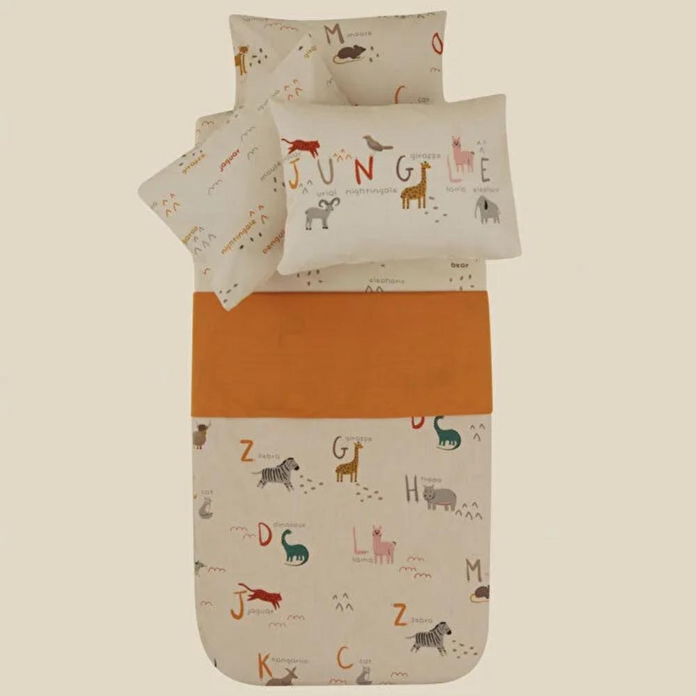 Karaca Home Jungle 100% Cotton Baby Bedding Set 100x150 cm, 8680214373484