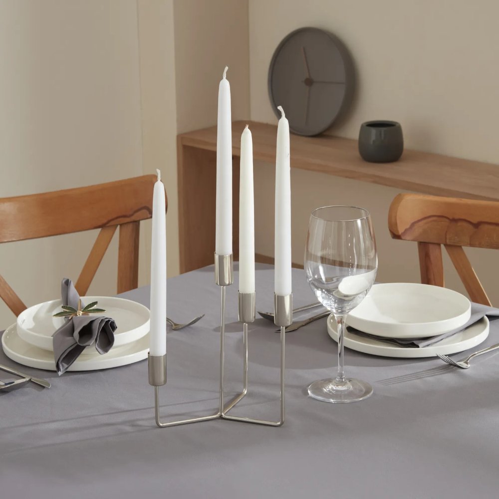 Karaca Home Siela 4-Piece Candlestick Set