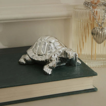 Karaca Home Tiny Turtle Decorative Object - Silver, 8680214382639