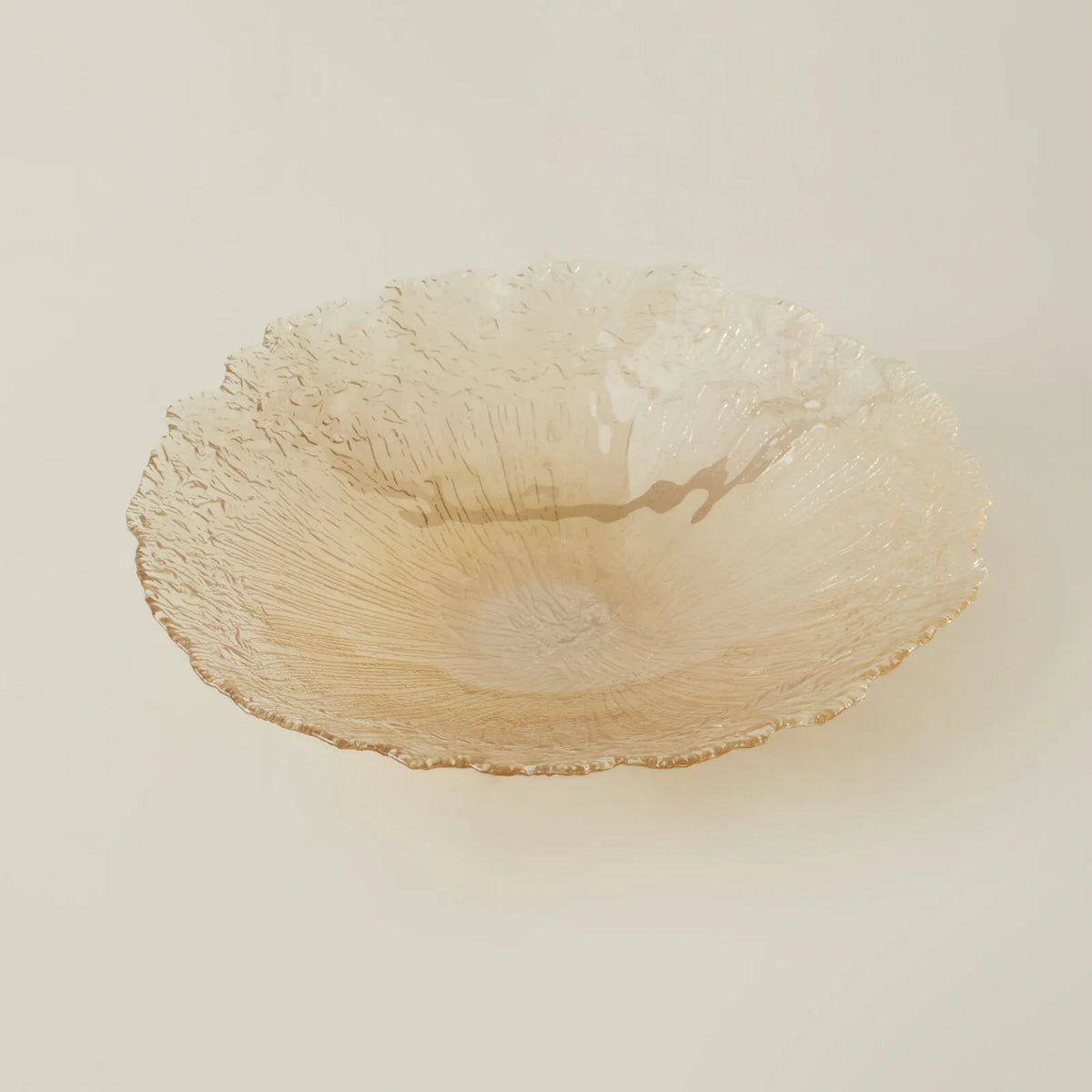 Karaca Home Gemma Amber Decorative Medium Bowl - 21 cm, 8680214386743