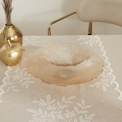 Karaca Home Gemma Amber Decorative Medium Bowl - 21 cm, 8680214386743