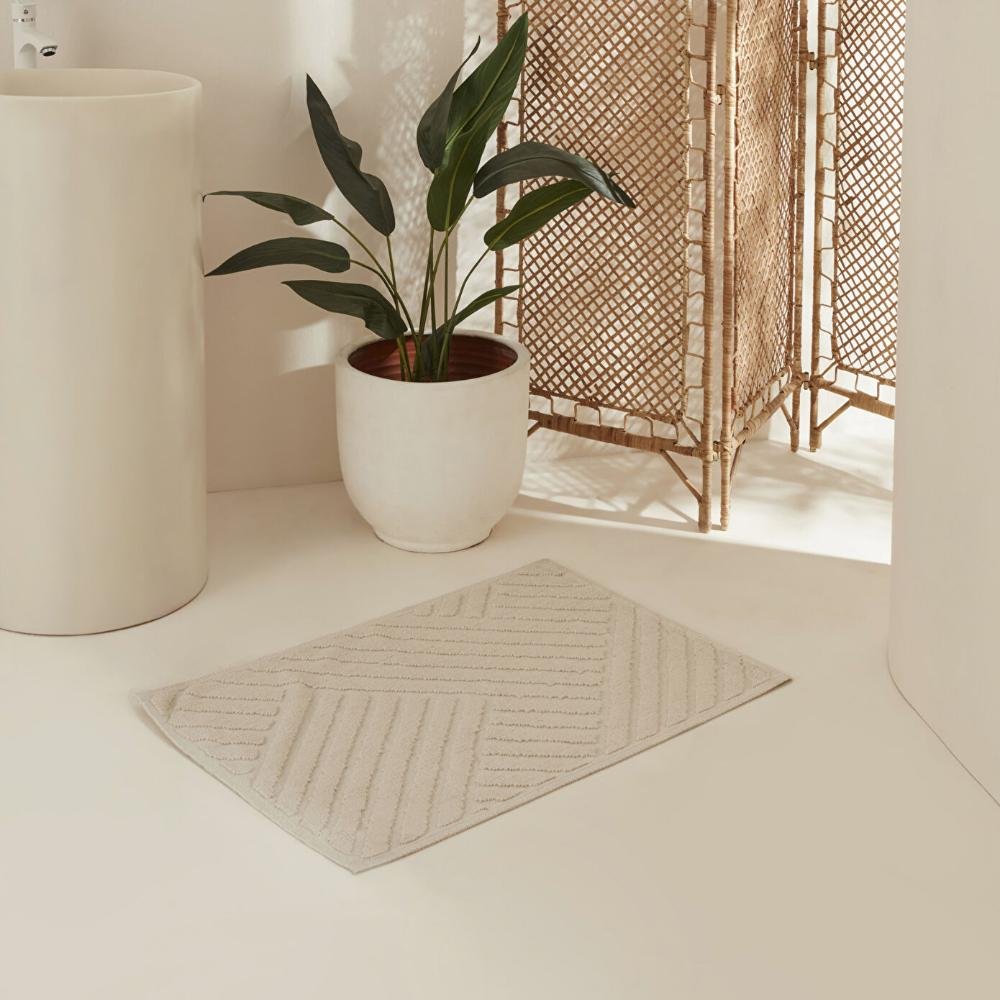 Karaca Jome Sarah Anderson Sang Bathmat - Ecru, 8680214387207