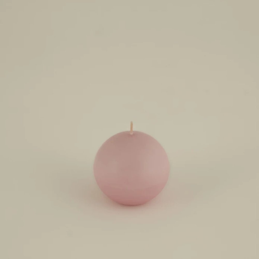 Karaca Home Ball Candle 8cm [Pink], 8680214388556