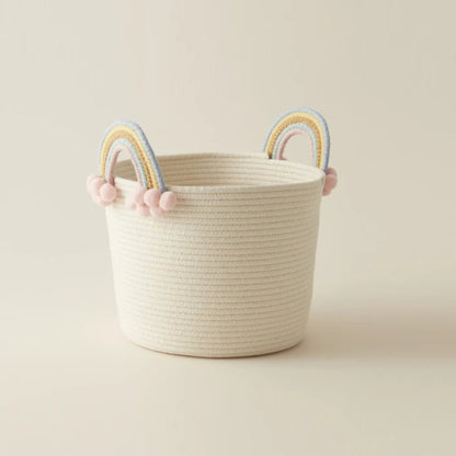 Karaca Home Baby Rainbow Handled Organizer 21 x 21 cm - White, 8680214389386