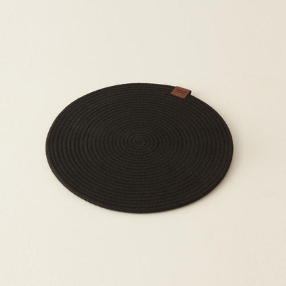 Karaca Home Carla Placemat 32 cm - Black, 8680214389423