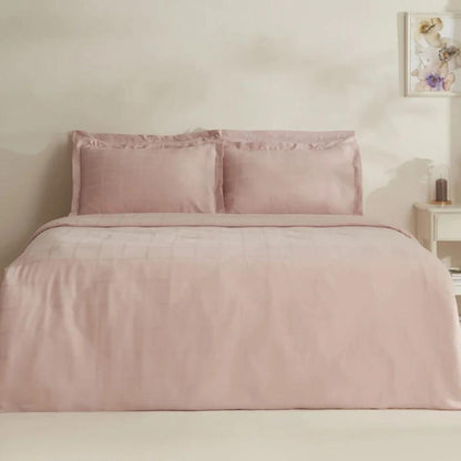 Karaca Home Royale King Size Duvet Cover Set 220 × 240 cm – Powder Pink, 8680214391433