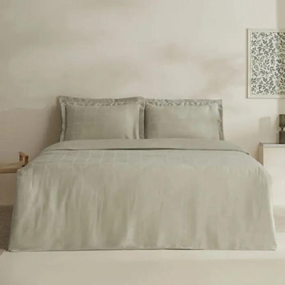 Karaca Home Royale Cotton & Lyocell Double Duvet Cover Set 200 × 220 cm – Sage, 8680214391440