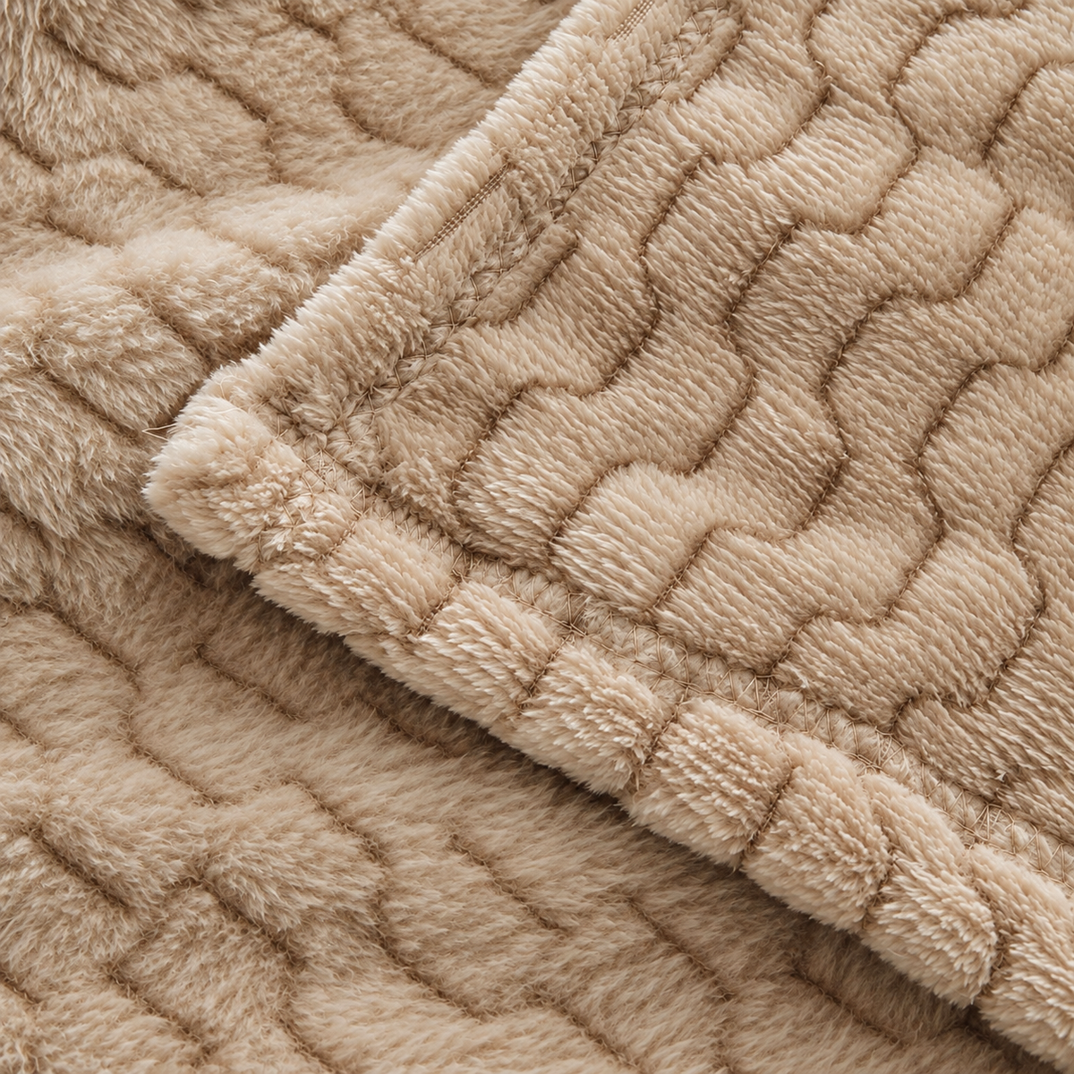 Karaca Home Raunda Double Wellsoft Blanket 200 × 220 cm – Ecru, 8680214392867
