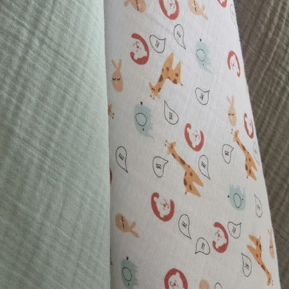 Karaca Home Jungle 100% Cotton Baby Muslin Set 65 ? 65 cm ? Set of 3, 8680214393185