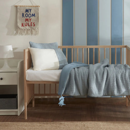 Karaca Home Baby Harper 100% Cotton Comfort Set - Blue, 8680214393284