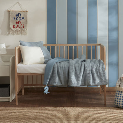 Karaca Home Baby Harper 100% Cotton Comfort Set - Blue, 8680214393284