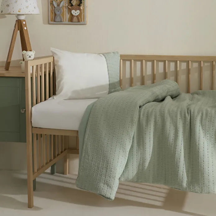 Karaca Home Baby Harper 100% Cotton Comfort Set Sage, 8680214393291