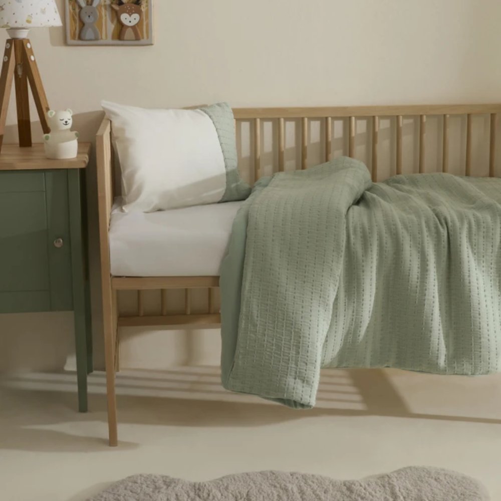 Karaca Home Baby Harper 100% Cotton Comfort Set Sage, 8680214393291