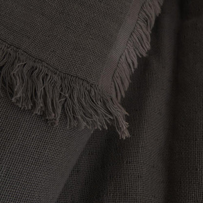 Karaca Home Lily 100% Cotton Baby Blanket 80x130 cm - Grey, 8680214393376