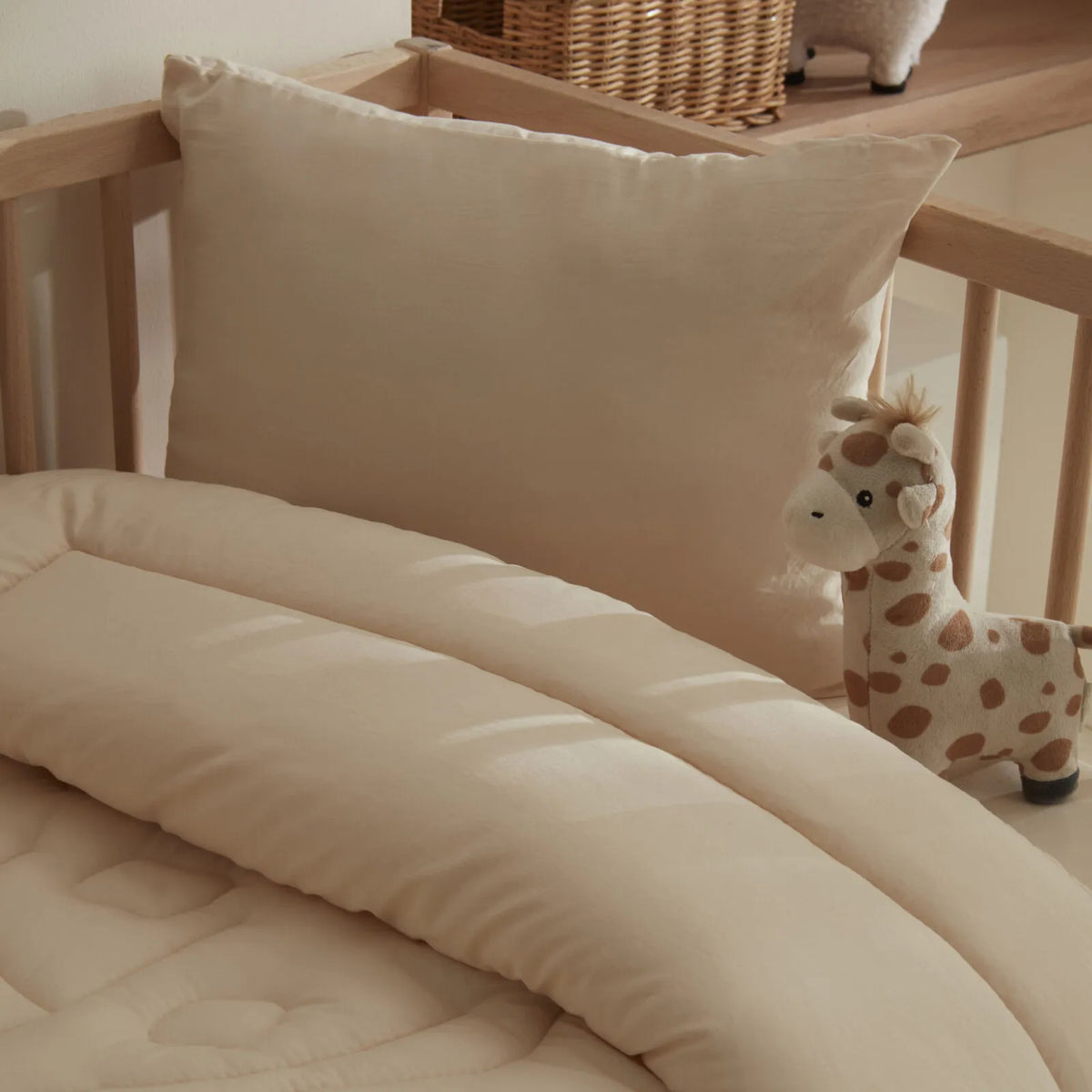 Karaca Home Baby Bunny Quilted Comfort Set - Light Powder, 8680214398036