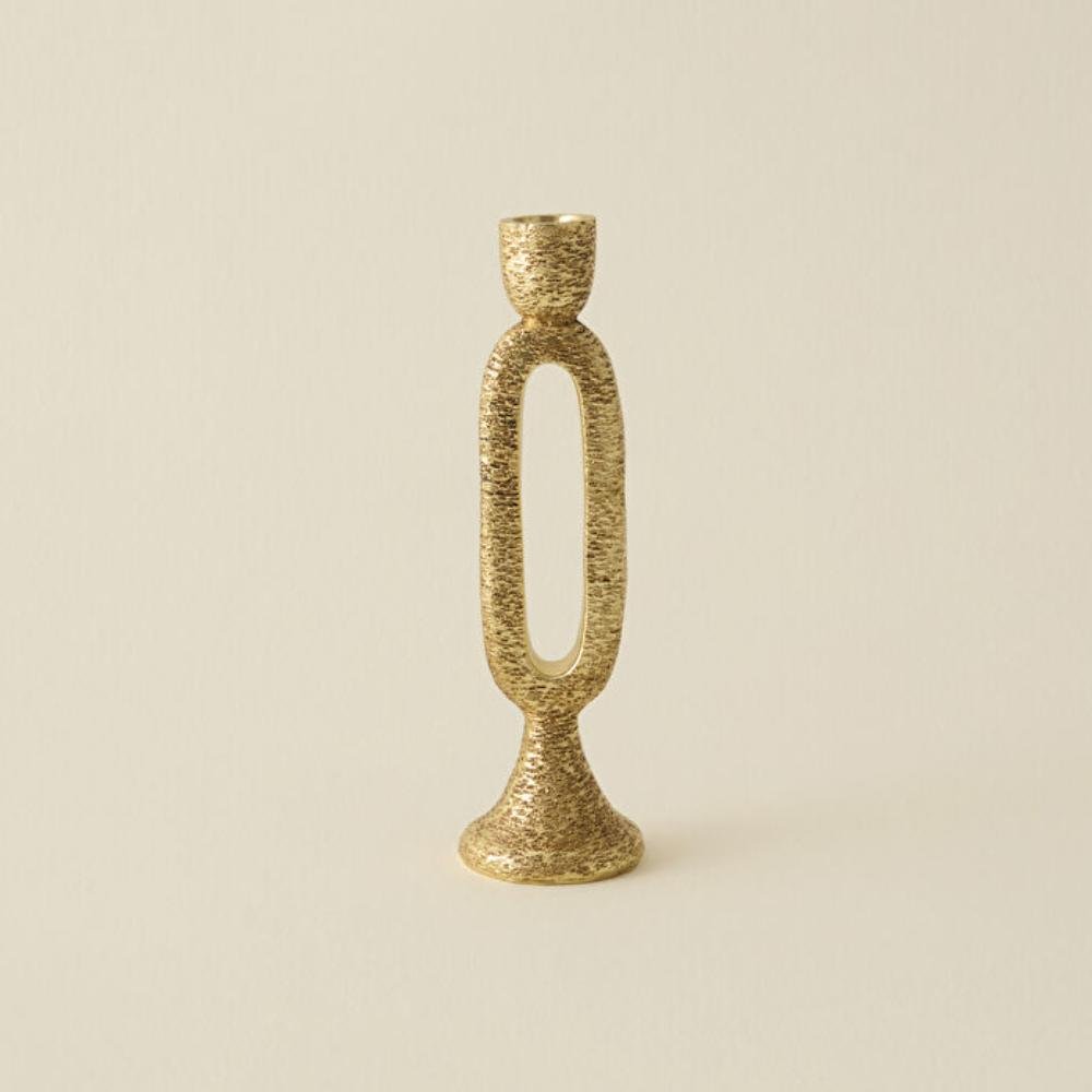 Karaca Home Helen Candle Holder 22 cm - Gold, 8680214399743
