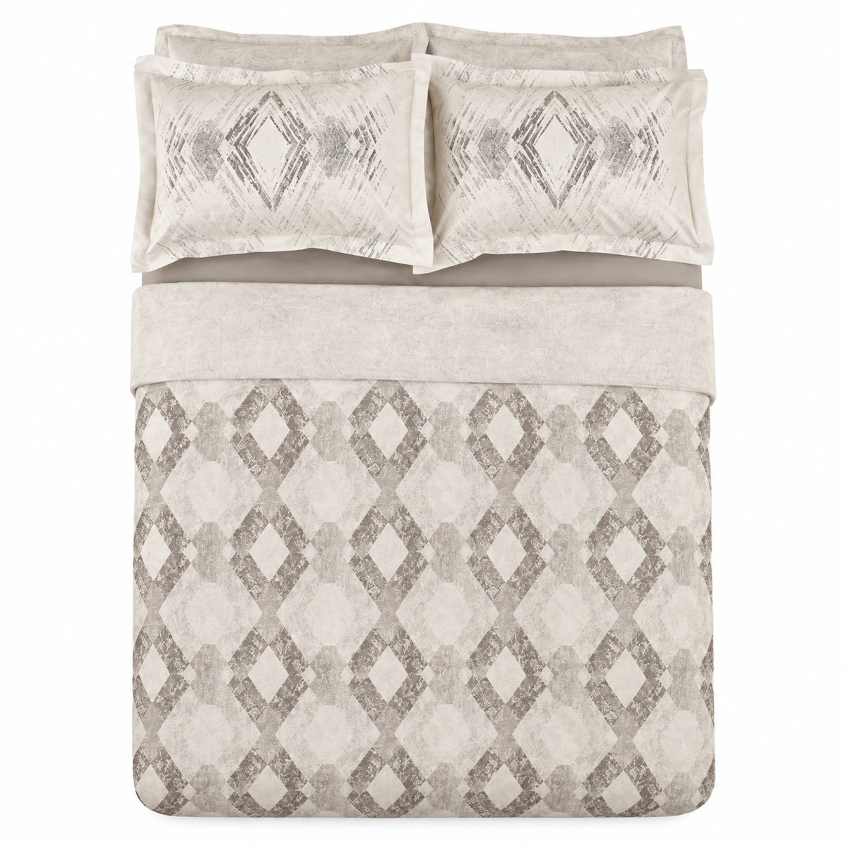 Karaca Home Chain 100% Cotton Double Satin Duvet Cover Set 200 x 220 cm, 8680214402382