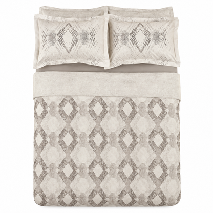 Karaca Home Chain 100% Cotton Double Satin Duvet Cover Set 200 x 220 cm, 8680214402382