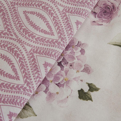 Karaca Home Rosales Double Duvet Cover Set ? 100% Cotton Floral Satin Elegance, 8680214402399
