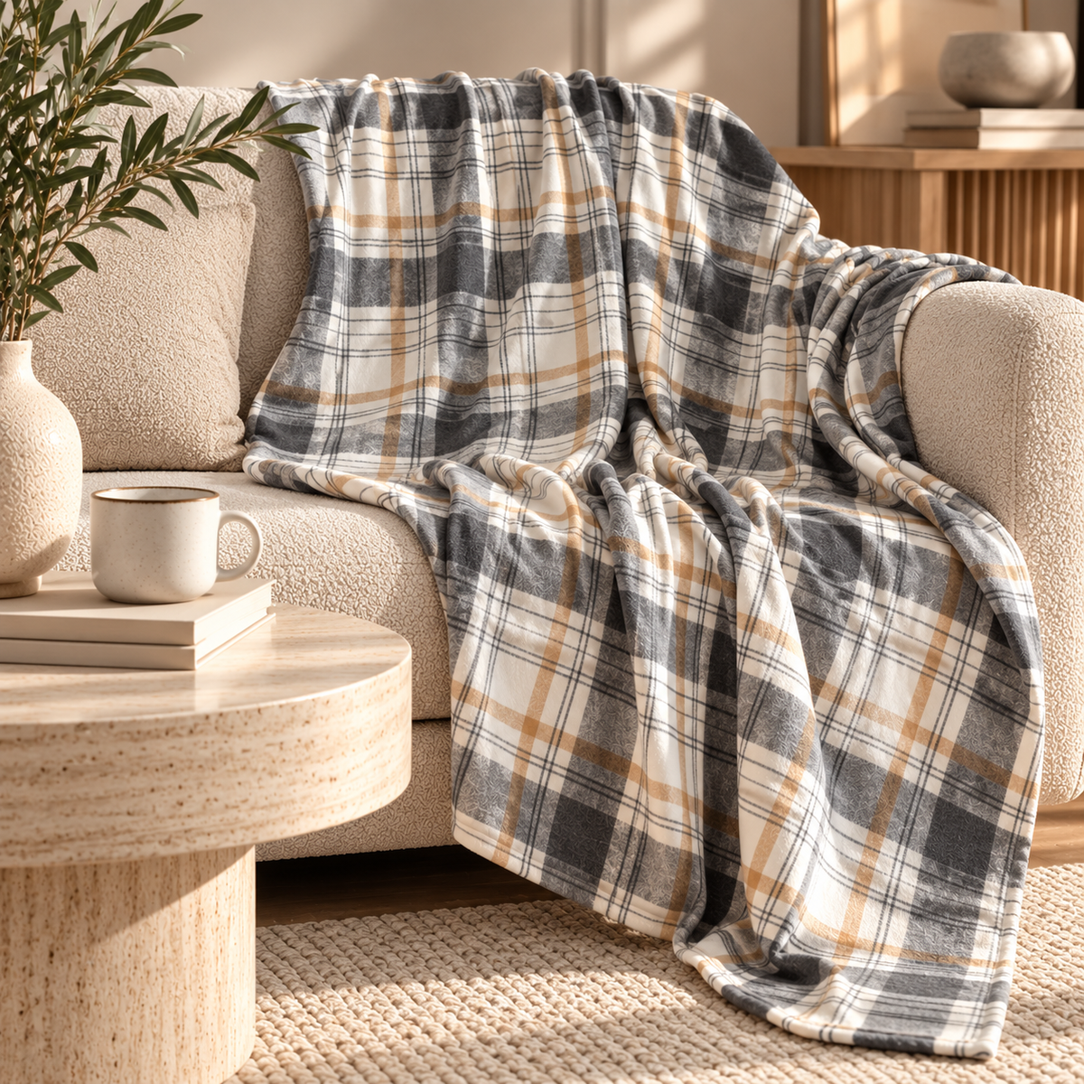 Karaca Home Flannel TV Throw Blanket – 120 × 150 cm, 8680214408469