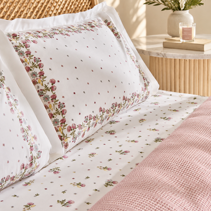 Karaca Home Roshell 100% Cotton Single Pike Set – Powder Pink, 8680214410233