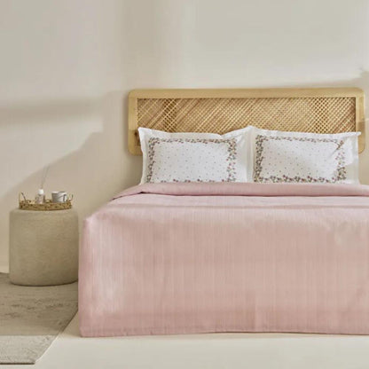 Karaca Home Roshell 100% Cotton Single Pike Set – Powder Pink, 8680214410233