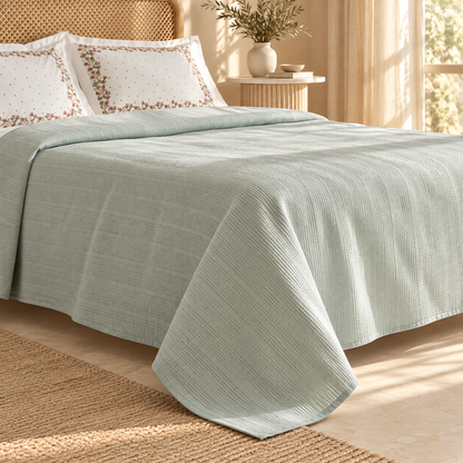 Karaca Home Roshell 100% Cotton Single Pike Set – Sage, 8680214410257