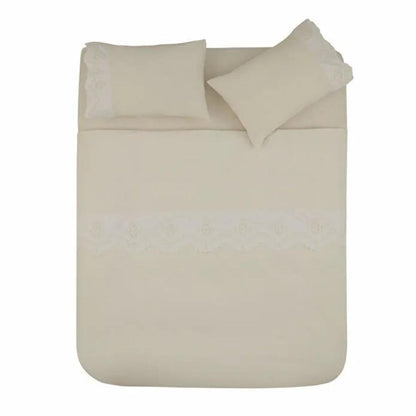 Karaca Home Chole 100% Cotton Double Duvet Cover Set 200x220 cm - White, 8680214410691