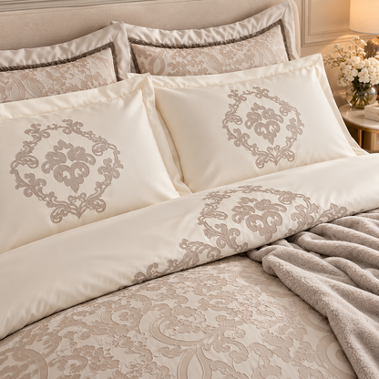 Karaca Home Grace 8-Piece Double Bridal Set, 8680214416839