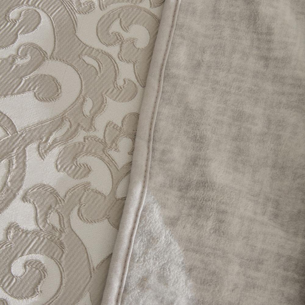 Karaca Home Grace 8-Piece Double Bridal Set - Elegant Light Grey Luxury Bedding, 8680214416839