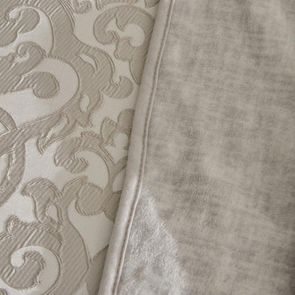 Karaca Home Grace 8-Piece Double Bridal Set - Elegant Light Grey Luxury Bedding, 8680214416839