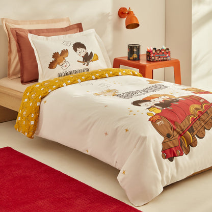 Karaca Home Harry Potter Wizards Letter Single Duvet Cover Set - 100% Cotton, 203.08.01.0024