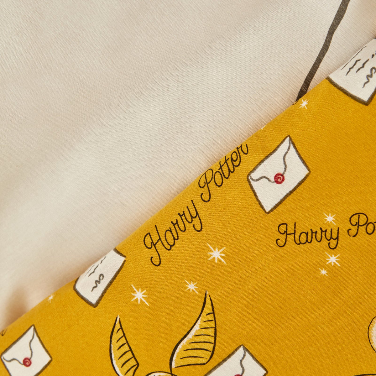 Karaca Home Harry Potter Wizards Letter Single Duvet Cover Set - 100% Cotton, 203.08.01.0024