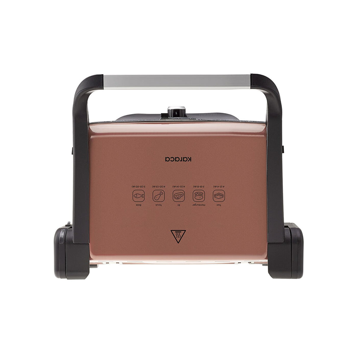 Karaca Gastro 6-Slice Classic Grill &  Toaster - Quick and Powerful, Rosegold Finish, 153.03.06.9501