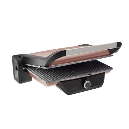Karaca Gastro 6-Slice Classic Grill &  Toaster - Quick and Powerful, Rosegold Finish, 153.03.06.9501