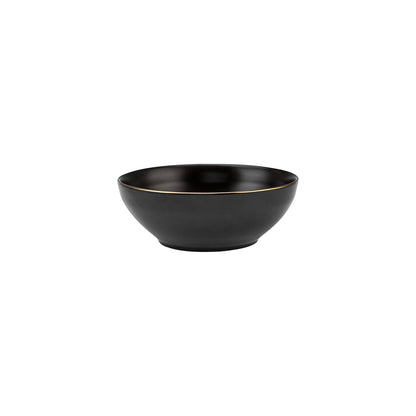 Karaca Elara Matte Black 57-Piece 12-Person Porcelain Dinner Set, 153.03.08.2563