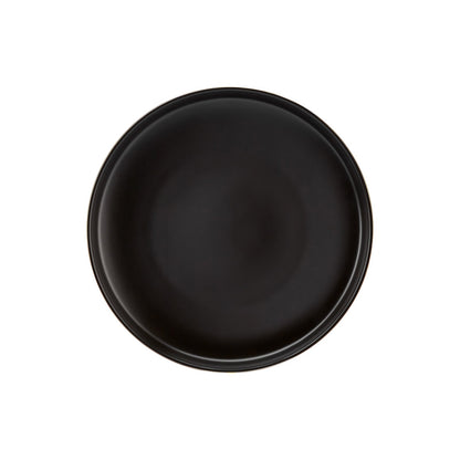 Karaca Elara Matte Black 57-Piece 12-Person Porcelain Dinner Set, 153.03.08.2563