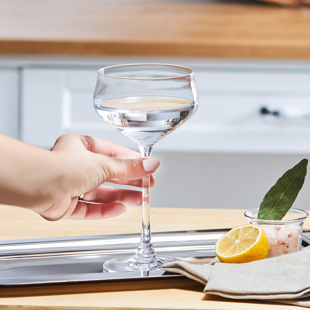 Karaca Even 6-Piece Transparent Martini Glass Set – 235 ml, 153.03.08.3201