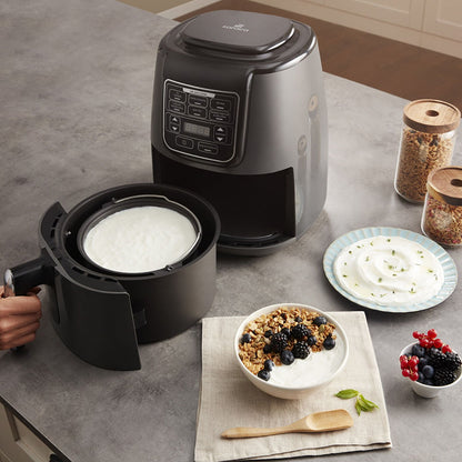 Karaca Air Pro Cook XL 4L 2-in-1 Talking Airfryer - Black Chrome, 153.03.08.3590