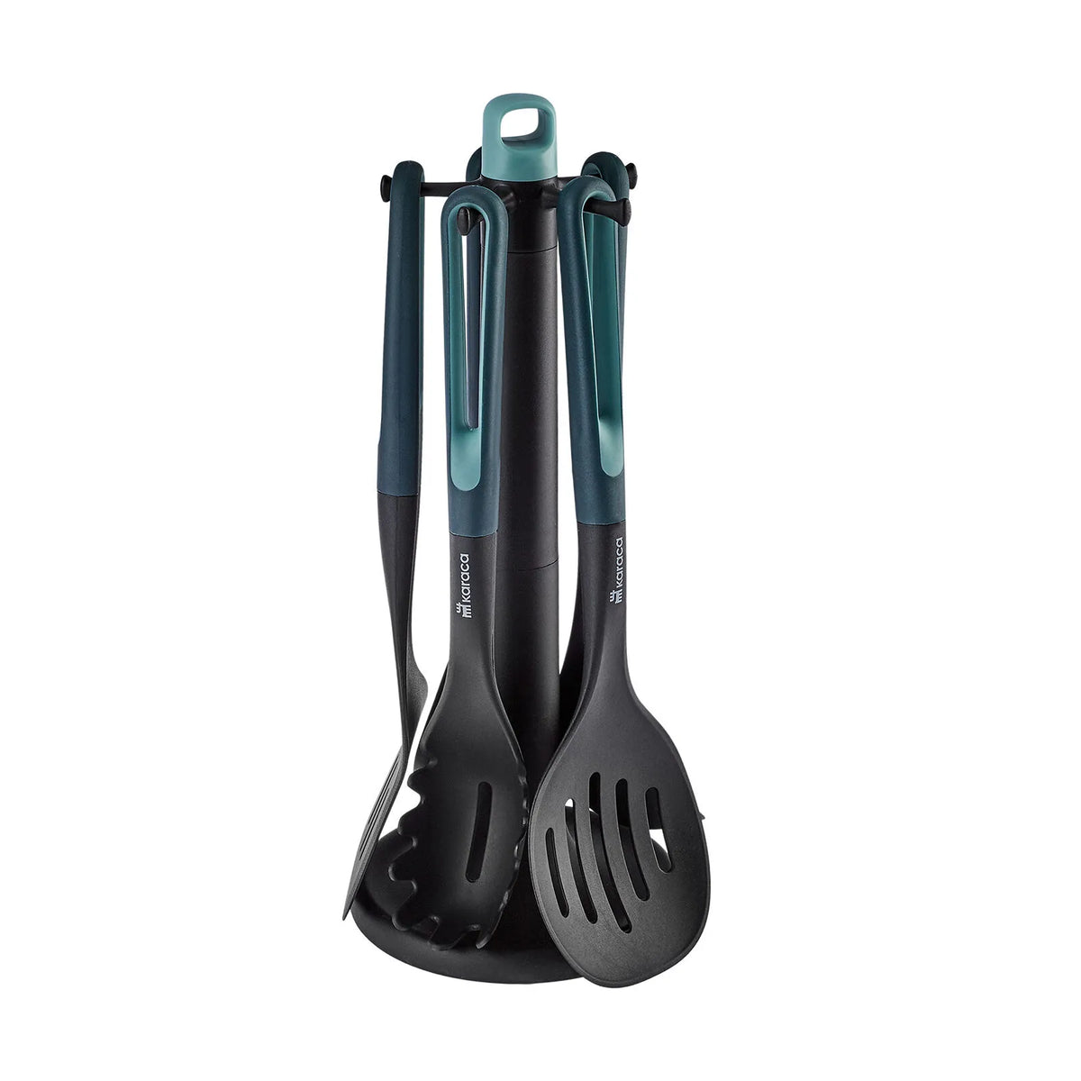 Karaca Marco Green 6-Piece Stand Serving Set, 153.03.08.4383