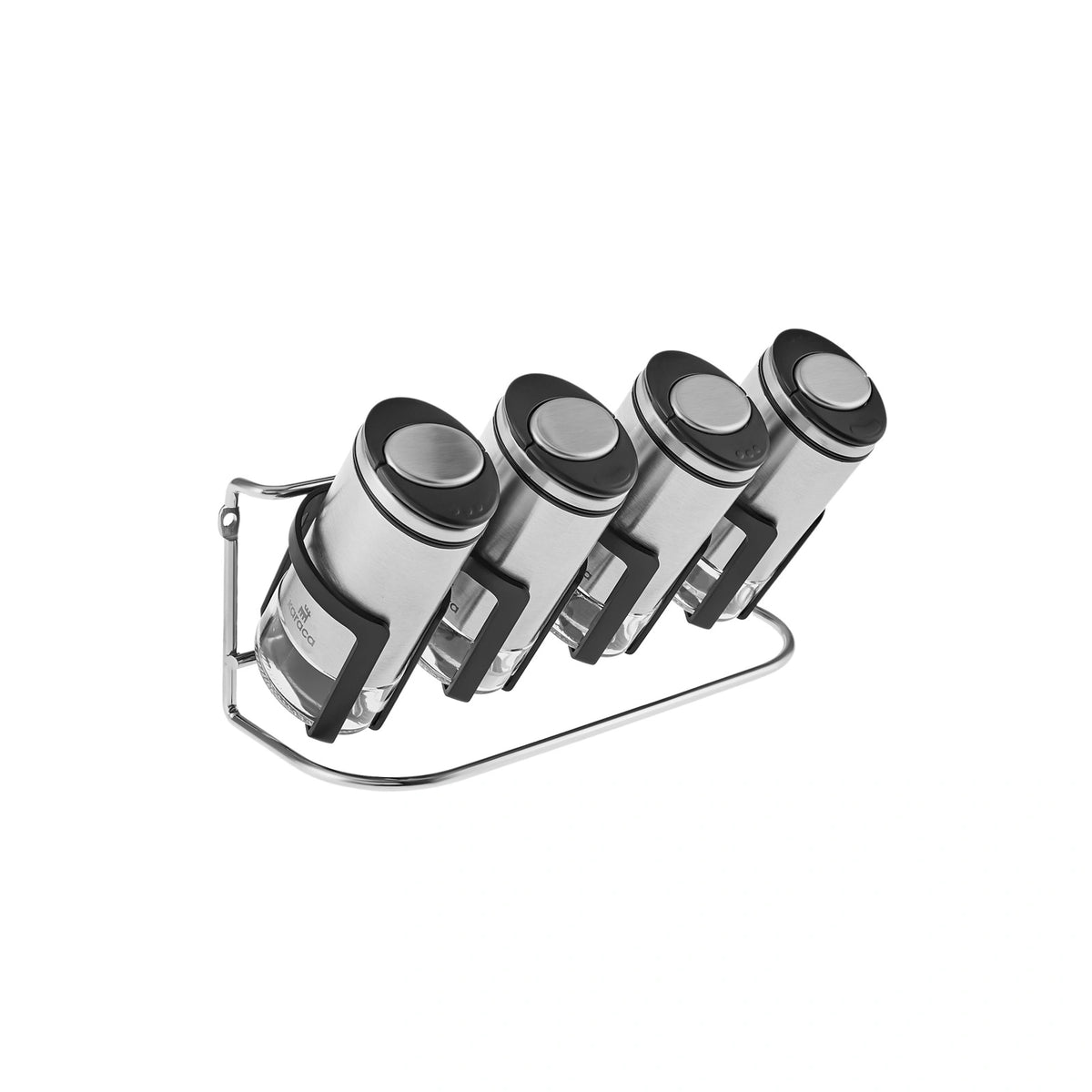 Karaca Walter Inox Line 4-Piece Spice Set, 153.03.08.5015