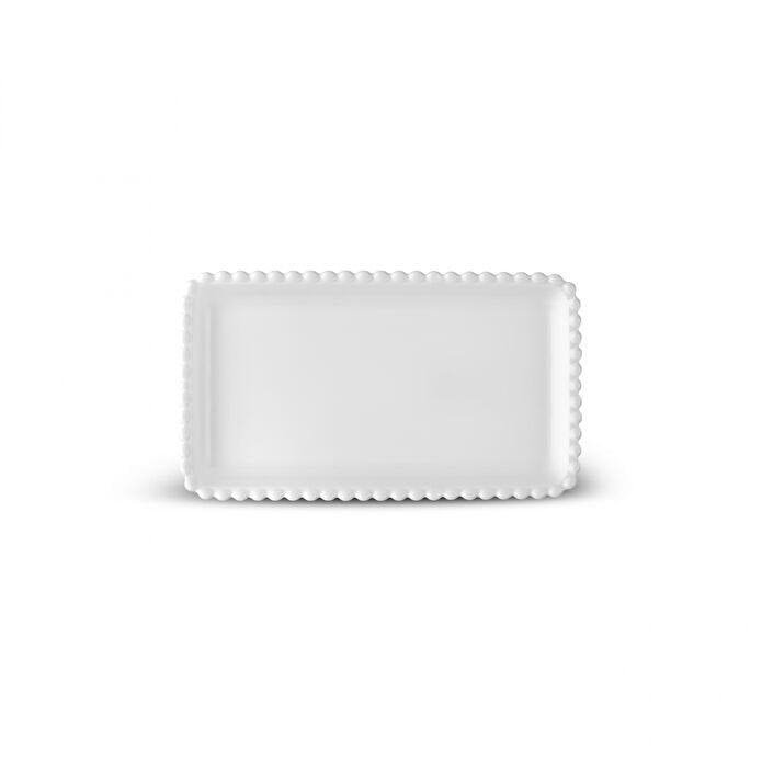 Karaca Carmen Perla Porcelain Boat Plate - 20 cm, 153.09.01.4034