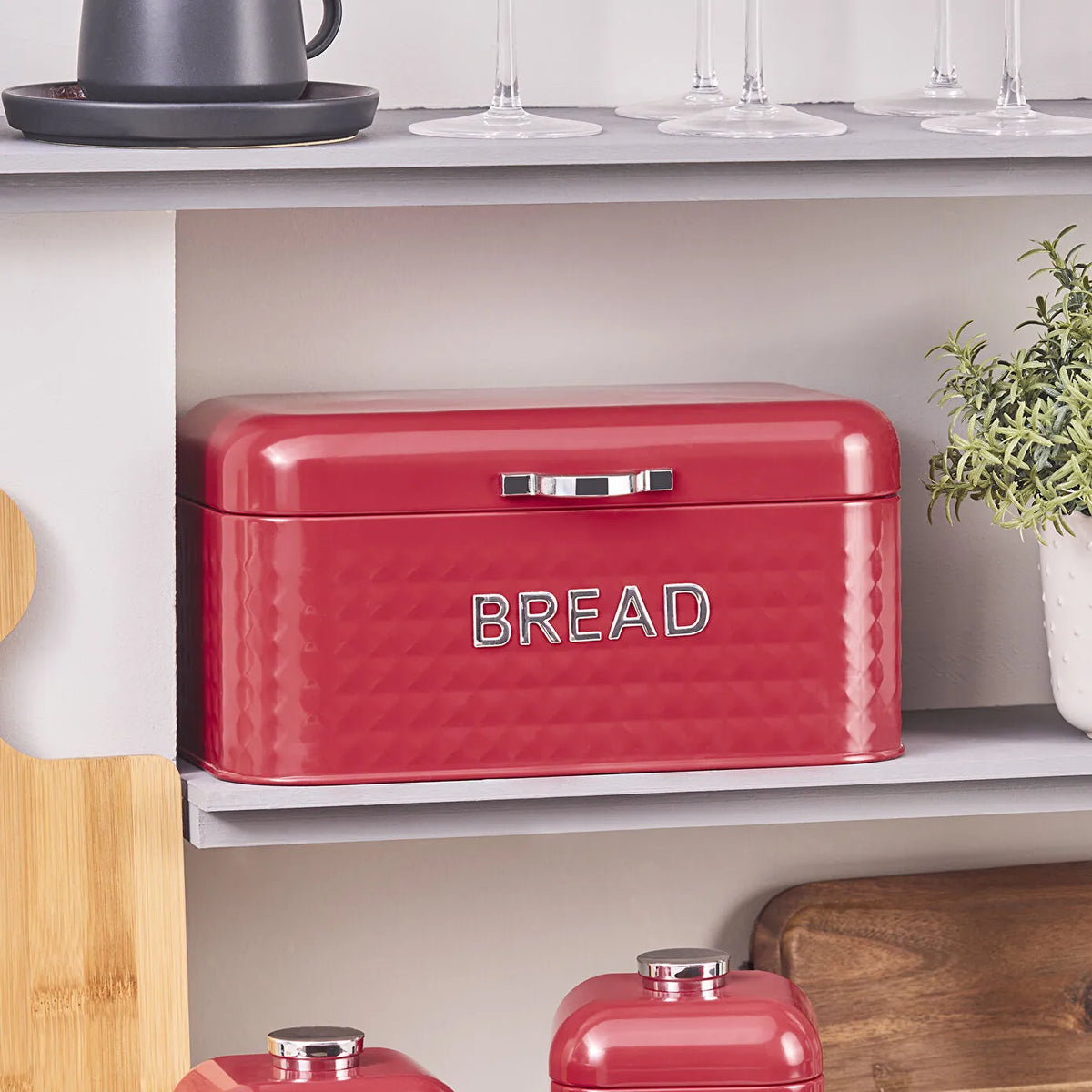 Karaca Diamond Bread Box Storage Container Set