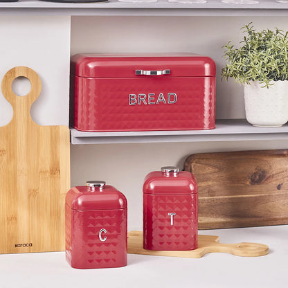 Karaca Diamond Bread Box Storage Container Set