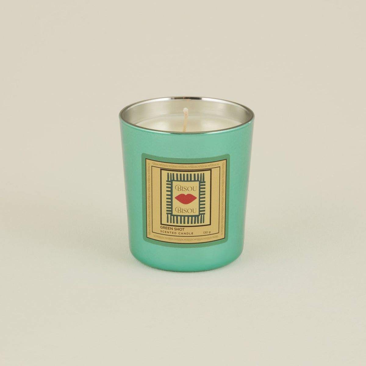 Karaca Home Pop Art Collection Bisou Green Shot Scented Candle, 153.09.01.5949