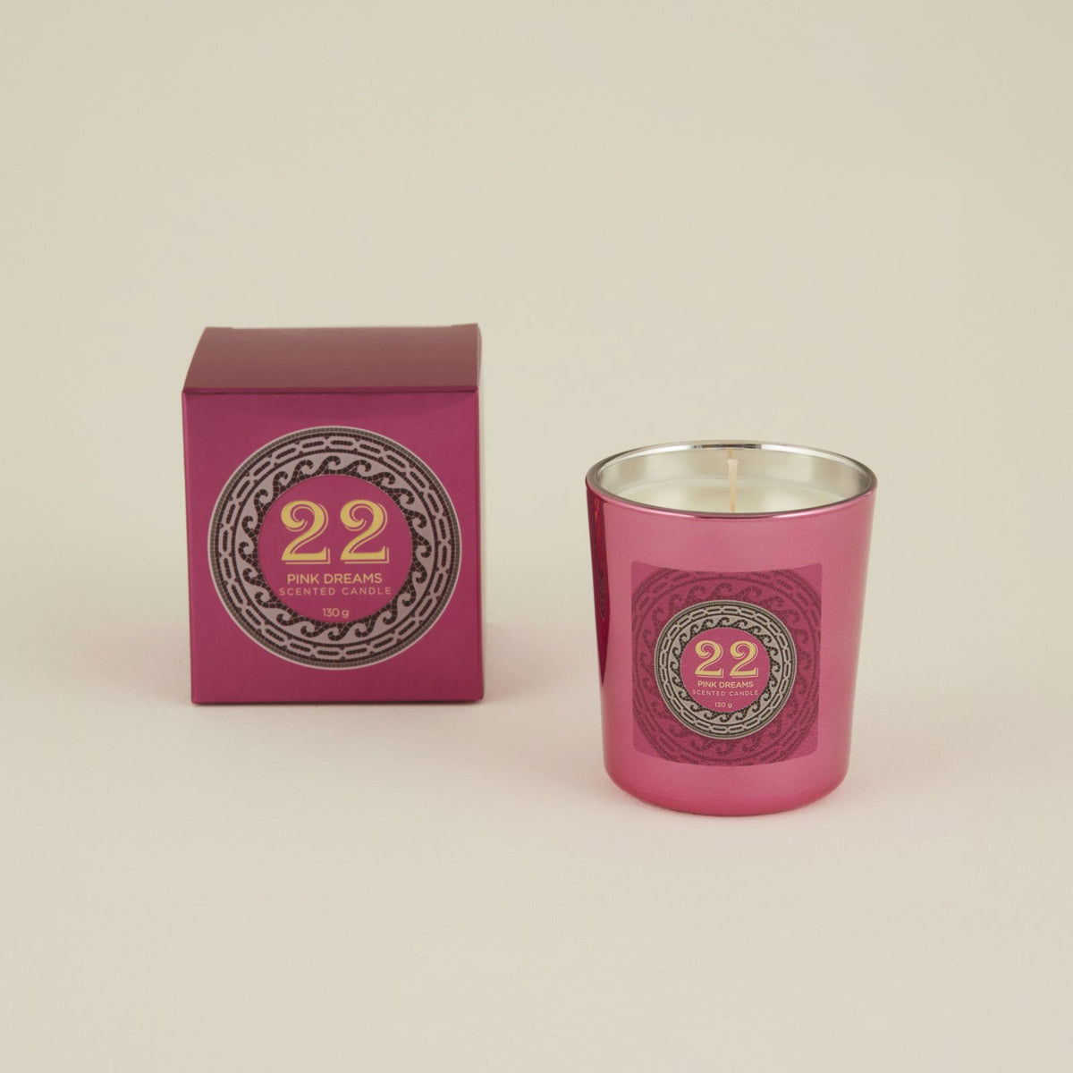 Karaca Home Pop Art Collection 22 Pink Dreams Scented Candle, 153.09.01.5947