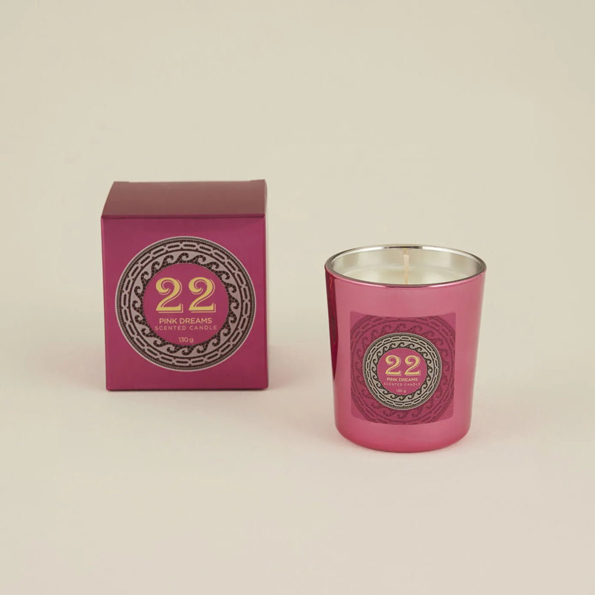 Karaca Home Pop Art Collection 22 Pink Dreams Scented Candle, 153.09.01.5947