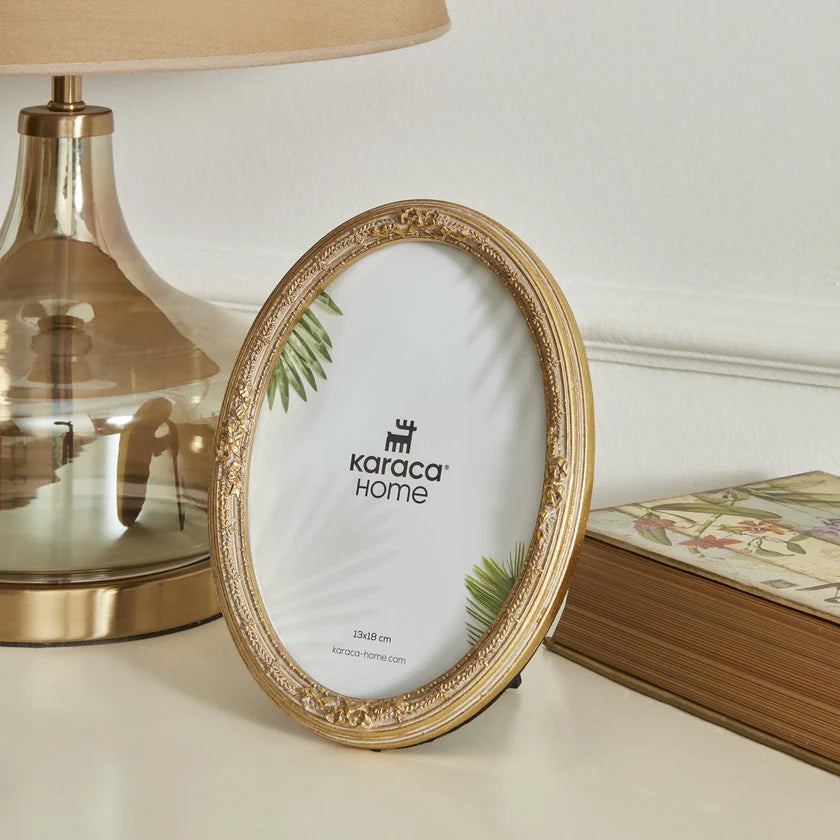 Karaca Home Ronny Gold Wall & Table Photo Frame - 14 x 20 cm, 153.09.01.6381