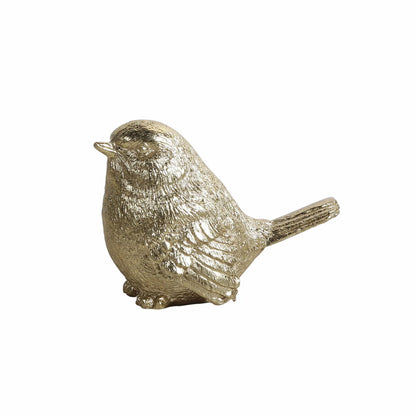 Karaca Home Decorative Gold Bird Sculpture - 6 cm, 153.09.01.6459