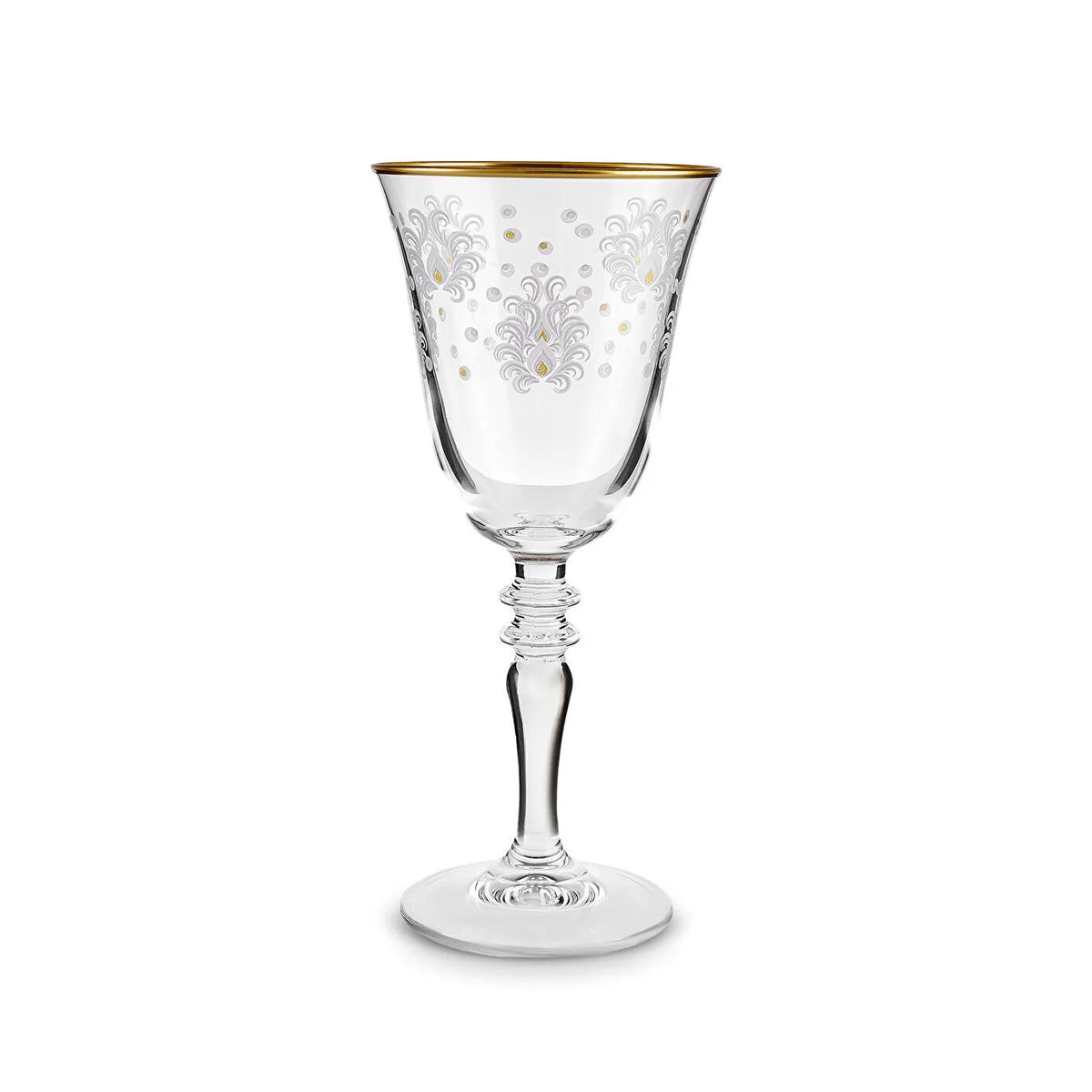 Karaca Derya 6-Piece Gold-Accent Glass Set, 153.09.01.8428